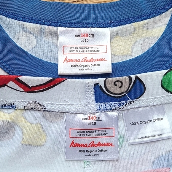 Size 10 kids Hanna Andersson pajamas - Picture 6 of 11
